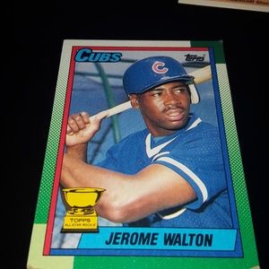 Chicago Cubs 1986 jerome walton baseball card
